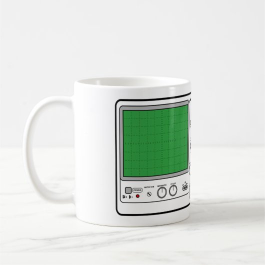  フロントパネル汎用オシロスコープ電圧テスタ  コーヒーマグカップ (左)