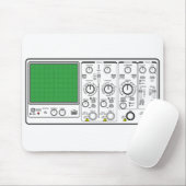 フロントパネル汎用オシロスコープ電圧試験装置 マウスパッド (マウス)