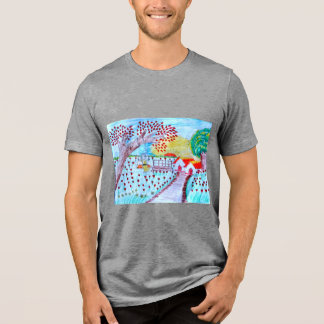 フロントプリントのトリブレンドTシャツ トライブレンドＴシャツ