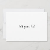 フロントポーチカスタマイズ可能な引っ越し祝いパーティー招待状 招待状 (裏面)