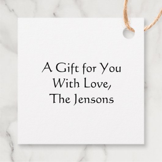 フロントポーチクリスマスのカウボーイブーツ フェイバータグ (裏面)