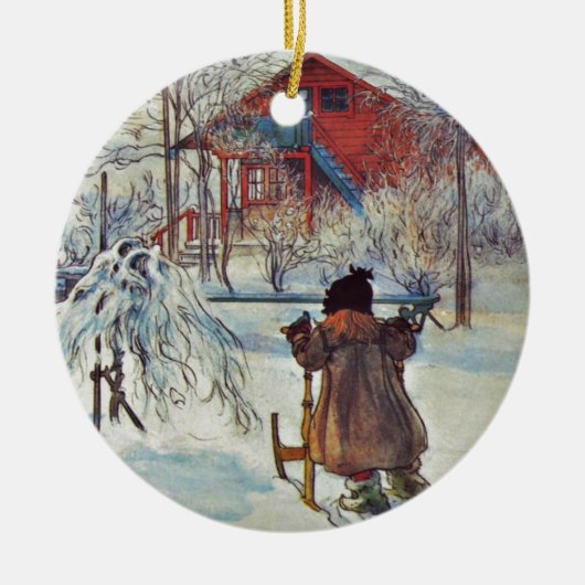 フロントヤードとウォッシュハウス セラミックオーナメント (正面)