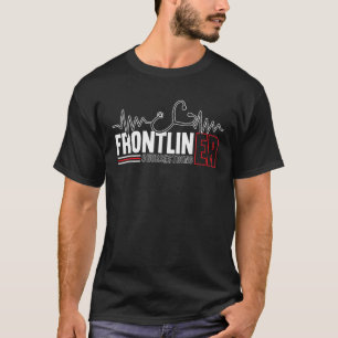 フロントライナーERナース病院医療登録Nu Tシャツ