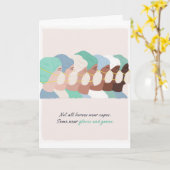 フロントラインヒーローサンキューカード カード (黄色い花)