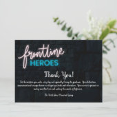 フロントラインヒーローサンキューカード サンキューカード (スタンド正面)