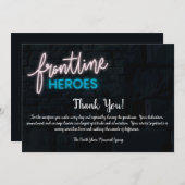 フロントラインヒーローサンキューカード サンキューカード (正面/裏面)