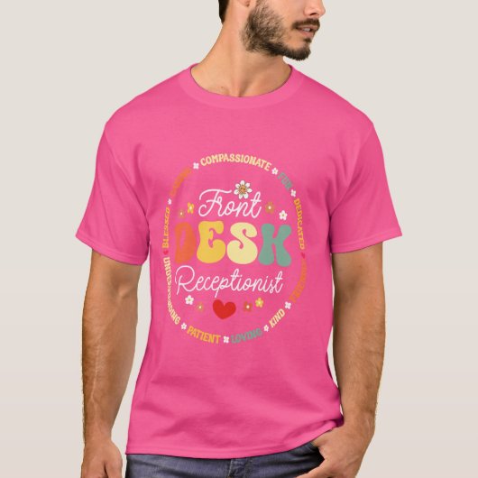 フロント受付係の鑑賞管理分隊 Tシャツ (正面)