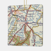 フロント王室のVAヴィンテージマップ セラミックオーナメント (左)