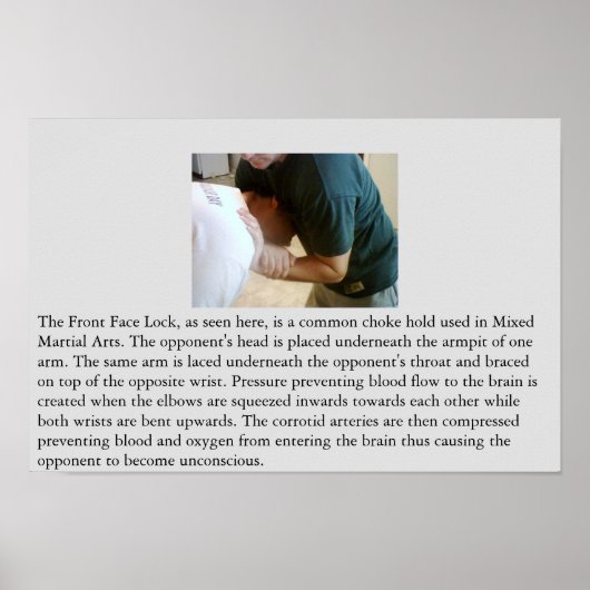 フロント顔ロックまたはフロントチョーク ポスター (正面)