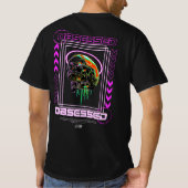 フロント+バックスカルアート取り込みデザイントレンディー Tシャツ (裏面)