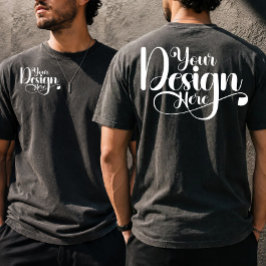 フロント＆バックロゴカスタムビジネスブランディンググラフィック Tシャツ