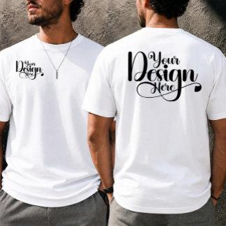 フロント&バックロゴ オリジナル ビジネス ブランディング Tシャツ