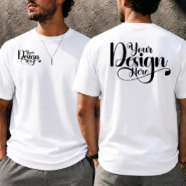 フロント＆バックロゴ オリジナル ビジネス ブランディング Tシャツ