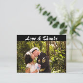 フロント&バック写真ありがとうはがき ポストカード (スタンド正面)