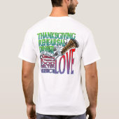 フロント&バック – 感謝祭リハーサルディナー Tシャツ (裏面)