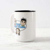 フロント・ポーチのより大きいマグからの物語 ツートーンマグカップ (正面左)