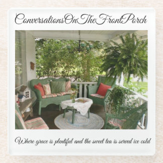 フロント・ポーチの会話 ガラスコースター