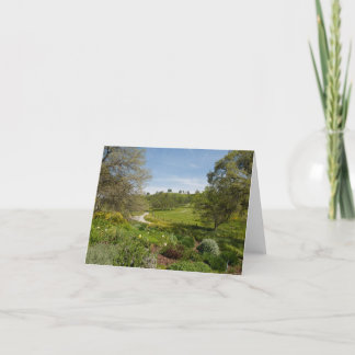 フロント・ポーチの庭の眺め カード