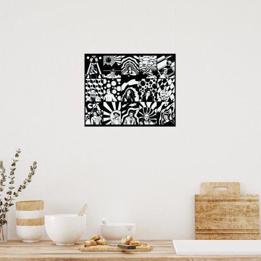 フロンドエビ ポスター (キッチン)