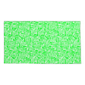 フロンハス、トラソスヴェルデe brancos sem padrao visevel 枕カバー (裏面-左)