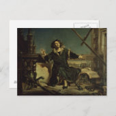 フロンボルクの塔にコペルニクス ポストカード (正面/裏面)