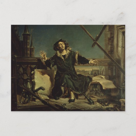 フロンボルクの塔にコペルニクス ポストカード (正面)