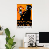 フロンメのカレンダー1899 POSTER PRINT A5A1 ビンテージ ポスター (ホームオフィス)
