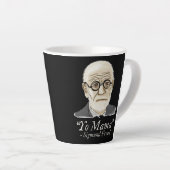 フローおもしろいド心理学 カフェラテマグ (右アングル)