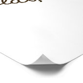 フローとストレッチよくはしゃぐ- Yoga Dog Design ポスター (角)