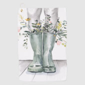 フローと成長II ゴルフタオル (正面)