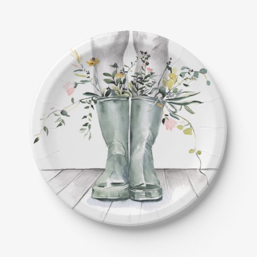 フローと成長II ペーパープレート (正面)