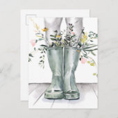 フローと成長II ポストカード (正面/裏面)