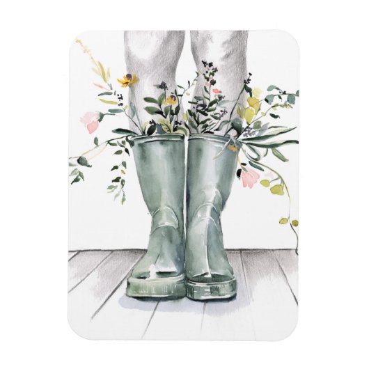 フローと成長II マグネット (縦)