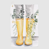 フローと拡張I ゴルフタオル (正面)