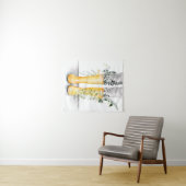 フローと拡張I タペストリー (インサイチュ(横))