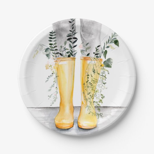 フローと拡張I ペーパープレート (正面)