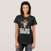 フローに身を任せて ダンスエクササイズ フープ エクササイズ Tシャツ (正面フル)