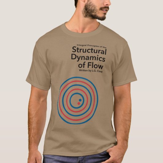フローの構造ダイナミクス ヴィンテージ Tシャツ (正面)