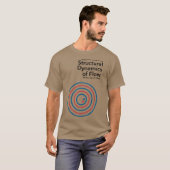 フローの構造ダイナミクス ヴィンテージ Tシャツ (正面フル)