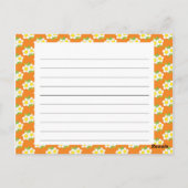 フローアード両面レシピカード ポストカード (裏面)