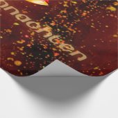 フローウェイナクテン，聖降誕祭の聖降誕祭の文字 ラッピングペーパー (角)