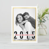 フローウェイハナクテモダンンクリスマス写真 シーズンカード (スタンド正面)