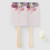 フローエバー結婚式 プログラム ハンドファン (正面&裏面)