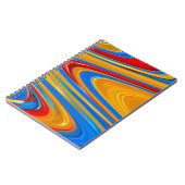 フローカラー抽象芸術 ノートブック (左側)