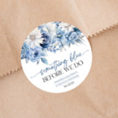 フローカルカップルシャワーの前に何か青いもの ラウンドシール