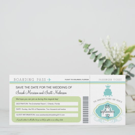 フロージョンス日付搭乗券を保存 セーブザデート (スタンド正面)