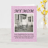 フロージーマム誕生日 カード (黄色い花)