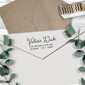 フロースクリプト差出人住所 セルフインキングスタンプ