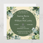 フローズンアイリッシュ結婚式招待状 招待状 (正面/裏面)
