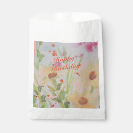 フローズンウォーターカラー設計紙製品 フェイバーバッグ